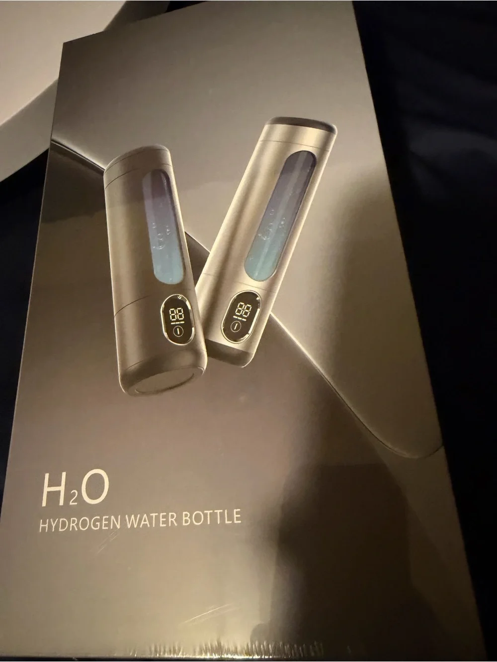 Portable Hydrogen Water Bottle - Black